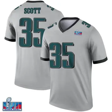 Eagles de Philadelphie hommes 35 Boston Scott 100e saison de vapeur Limited  Maillot - Blanc - NFL Maillot Pas Cher - Top Styles Pour le fan de Sport