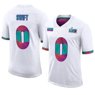 Philadelphia Eagles D'ANDRE SWIFT Vintage Throwback Football Jersey KE –