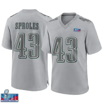 Men's Philadelphia Eagles Darren Sproles NFL Pro Line by Fanatics Branded  Black Player Icon Name & Number Pullover Hoodie