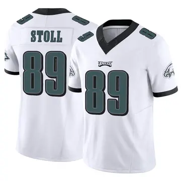 Jack Stoll Philadelphia Eagles Youth Gray Distressed Name & Number  Tri-Blend T-Shirt