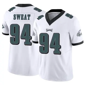 2019 Philadelphia Eagles Josh Sweat #94 Game Used White Pants 34 DP39651