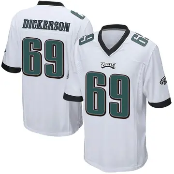 Women Philadelphia Eagles #69 Landon Dickerson Alternate Game Jersey -  Kelly Green - Dingeas