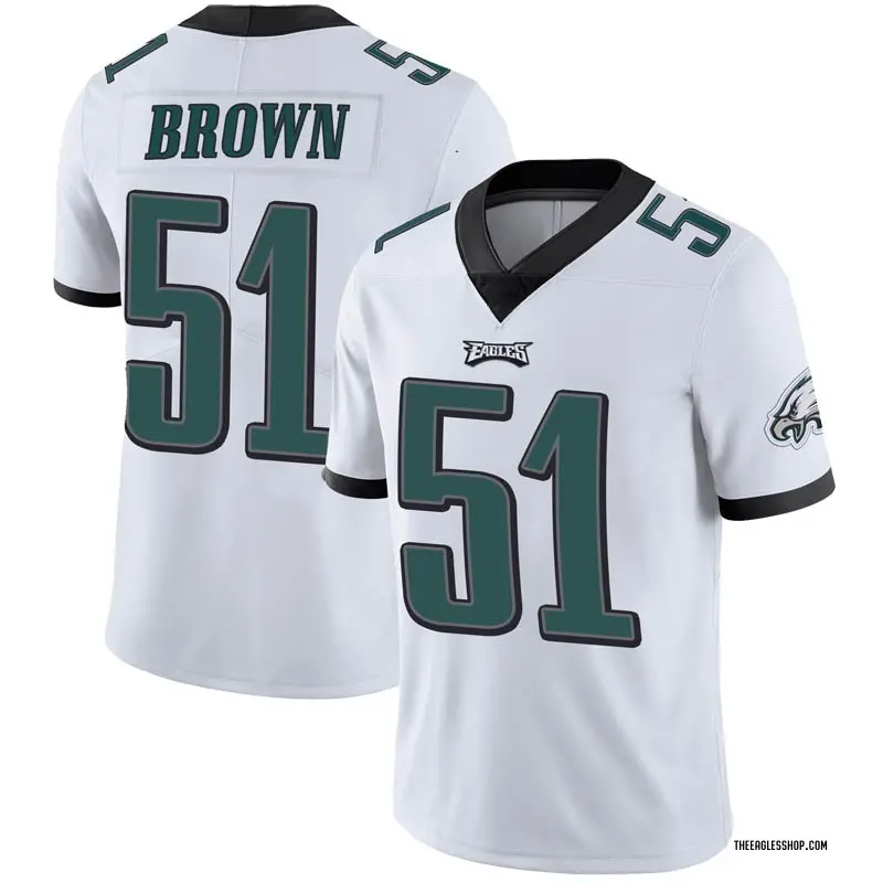 Youth Philadelphia Eagles Zach Brown White Limited Vapor Untouchable ...